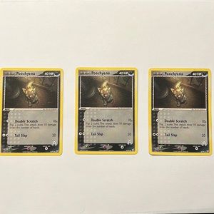 (3 CARD LOT) Pokemon Card Ex Team Magma VS Team Aqua Poochyena 54/95.